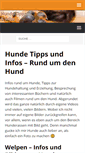 Mobile Screenshot of hundetipps.info